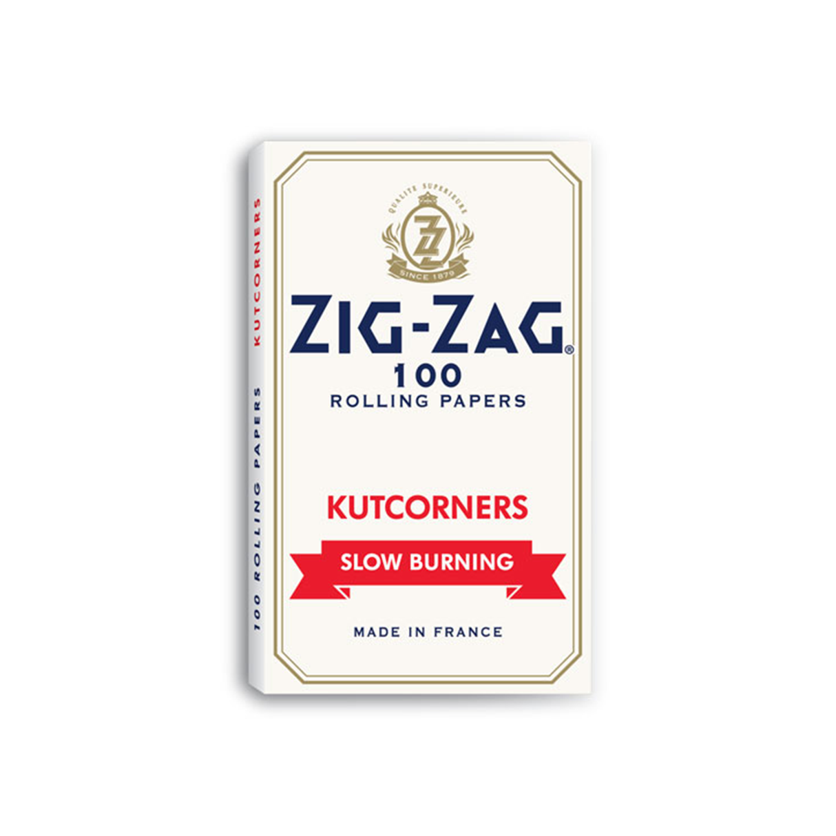 Zig Zag Slow burning White Papers Kutcorners - 25 packs