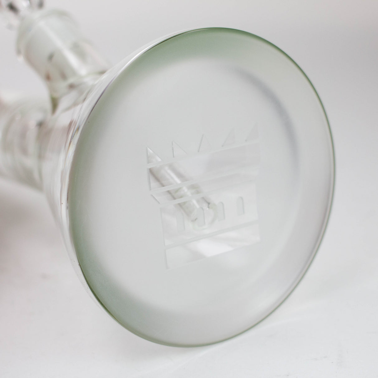 Castle Glassworks | 18" laser etched Tube Beaker Bong