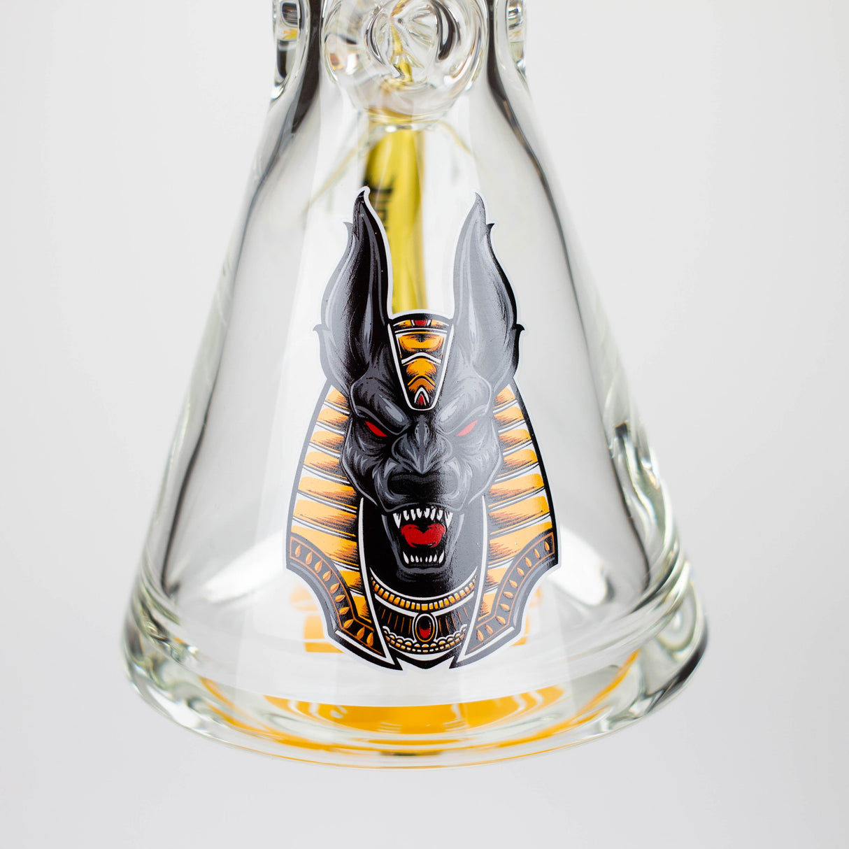 Castle Glassworks | 18" Anubis Beaker Bong