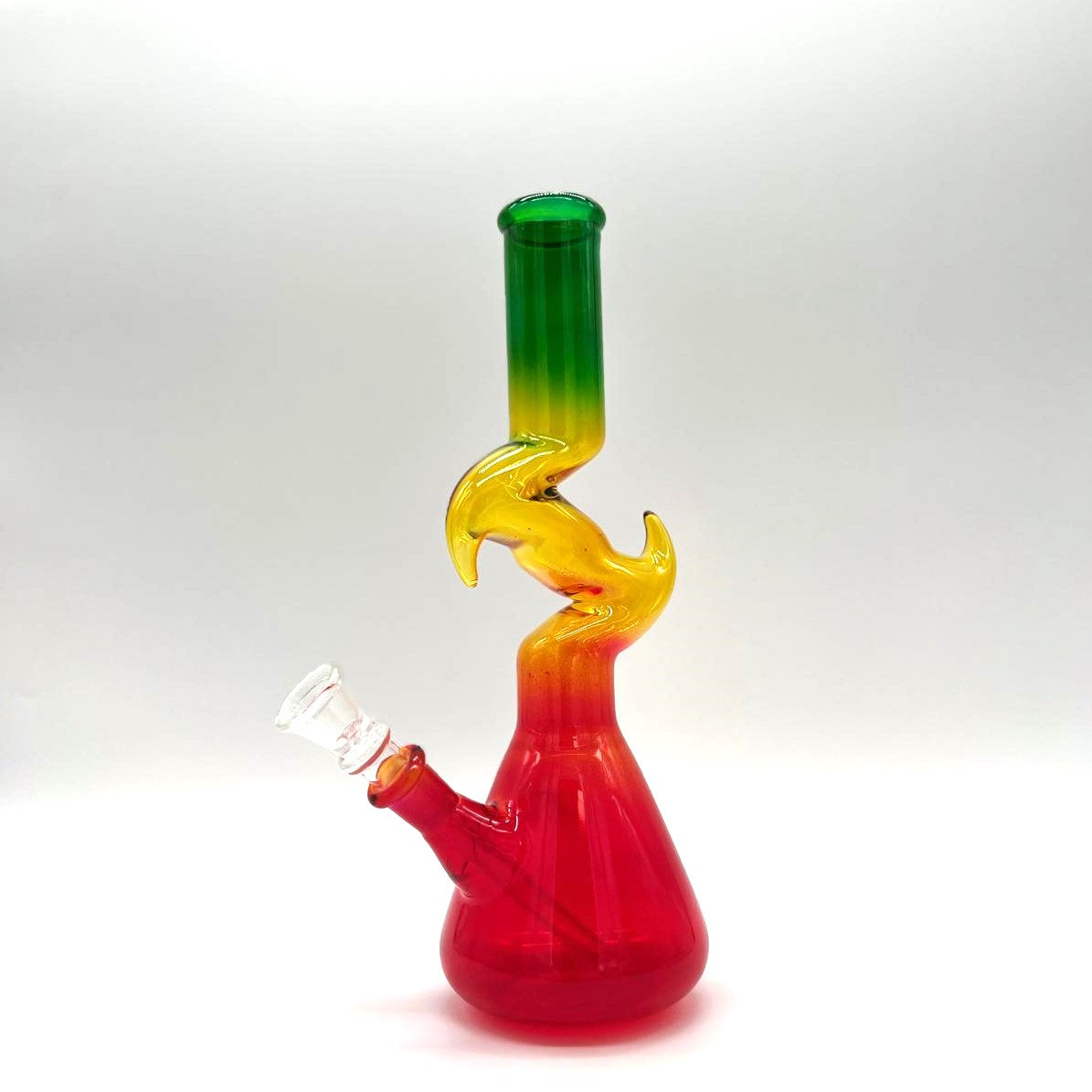 10 " Rasta Color Water pipe-Designs Assorted