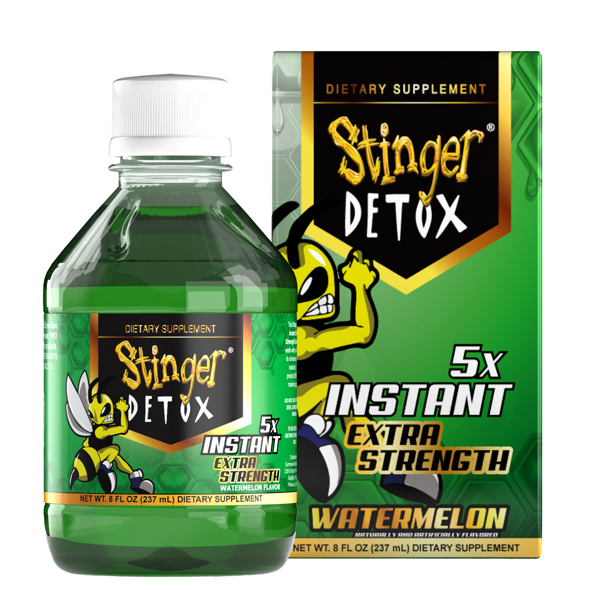 Stinger Detox | 5X Instant Extra Strength Drink – Watermelon (8 fl oz)