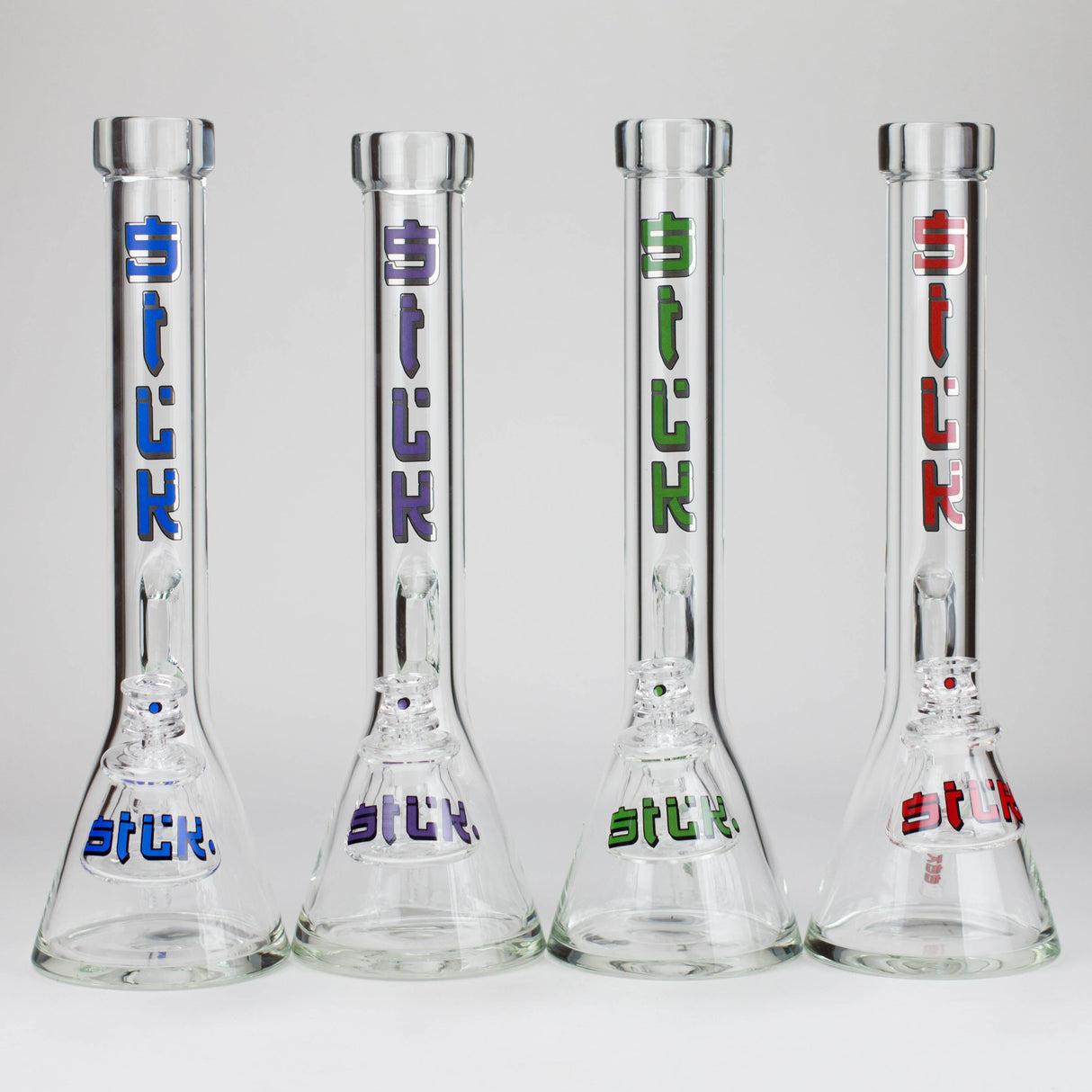 Silk Glass | 17" 10mm Thick Beaker Glass Bong with Accessories – Premium Gift Set
