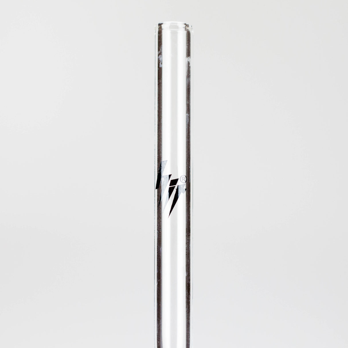 Skull Bent Glass Oil Pipe – 6.5" Curved Clear Burner Pipe