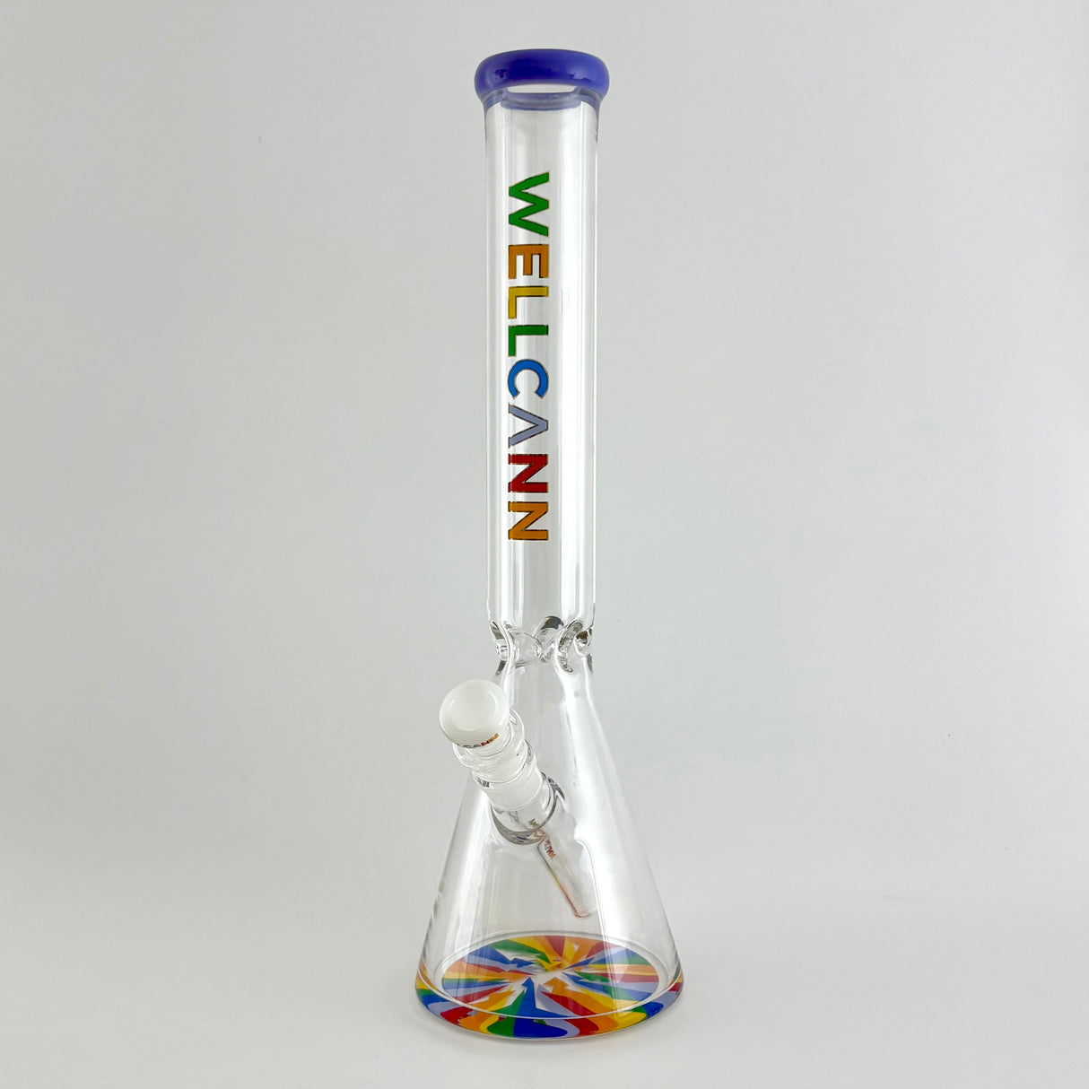 Wellcann | 17" Thickened Base Psychedelic Beaker Glass Bong