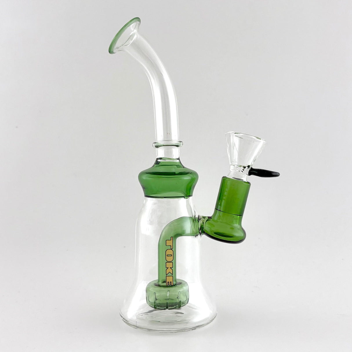 Toke | 8” Glass Dab Rig - Circ Perc