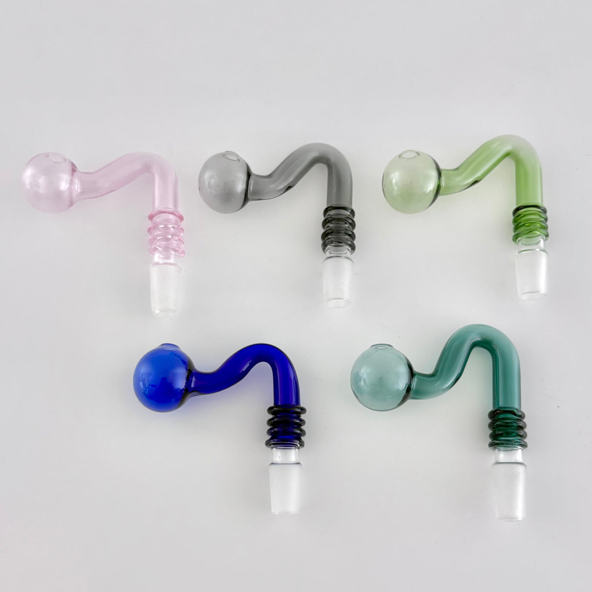 Glass Oil Burner Attachment - 5 Colors - 2CT