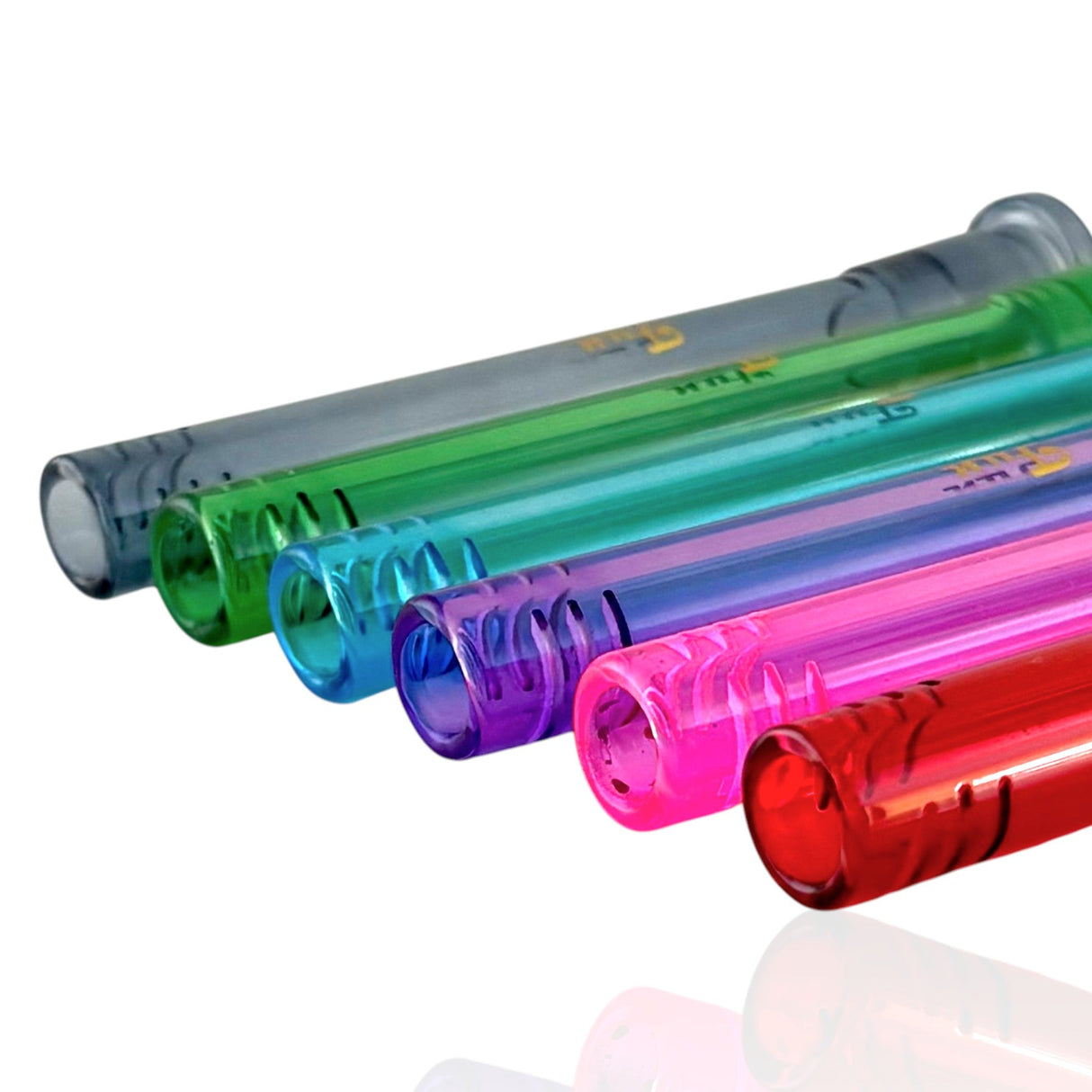 5.5" Colored Glass Downstems – Universal Fit & Smooth Diffusion