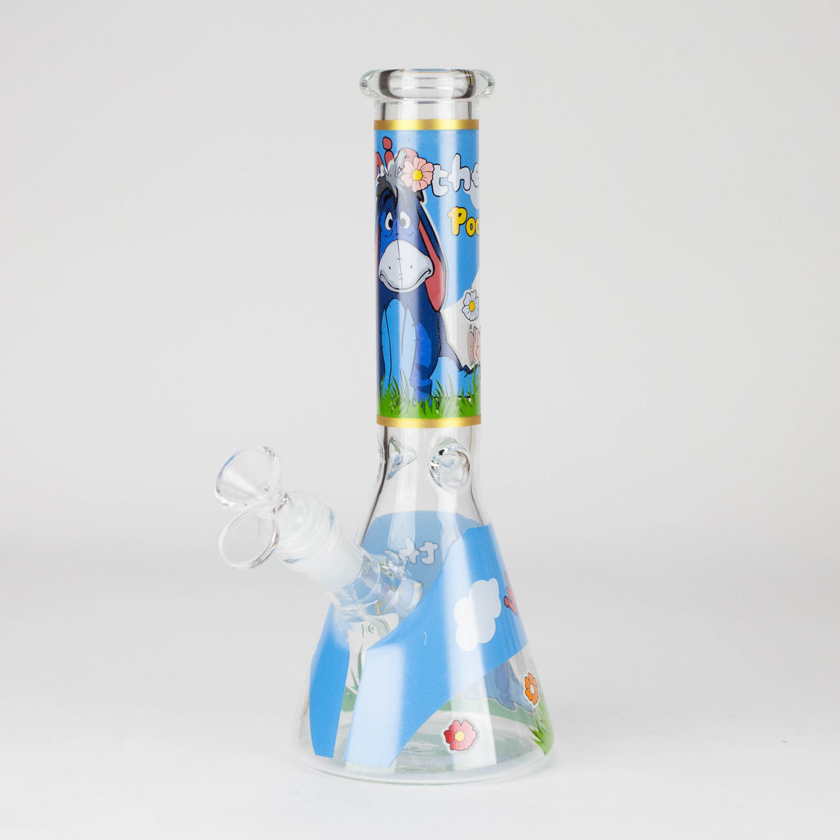 10" Cute Animals Design Beaker Glass Bong