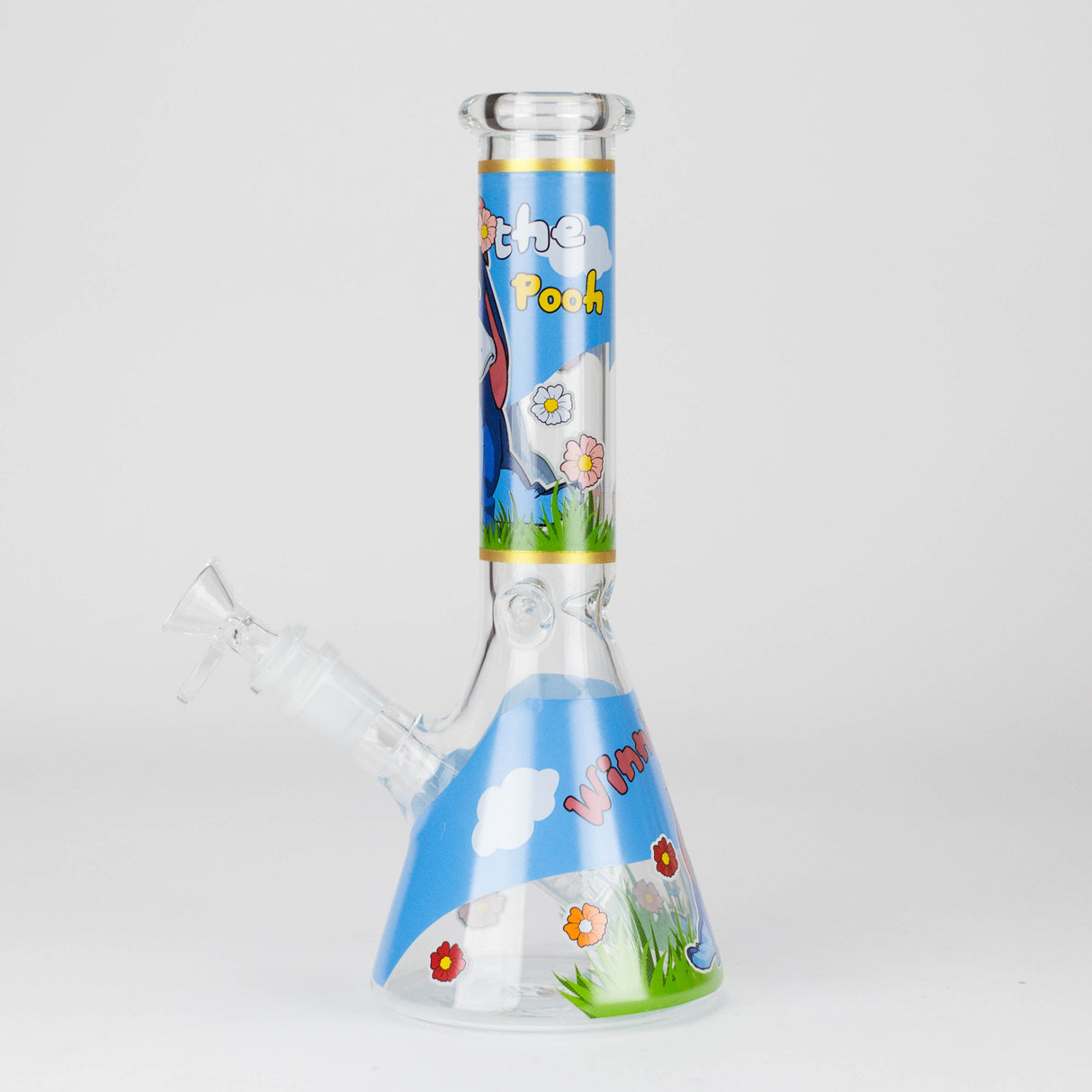 10" Cute Animals Design Beaker Glass Bong