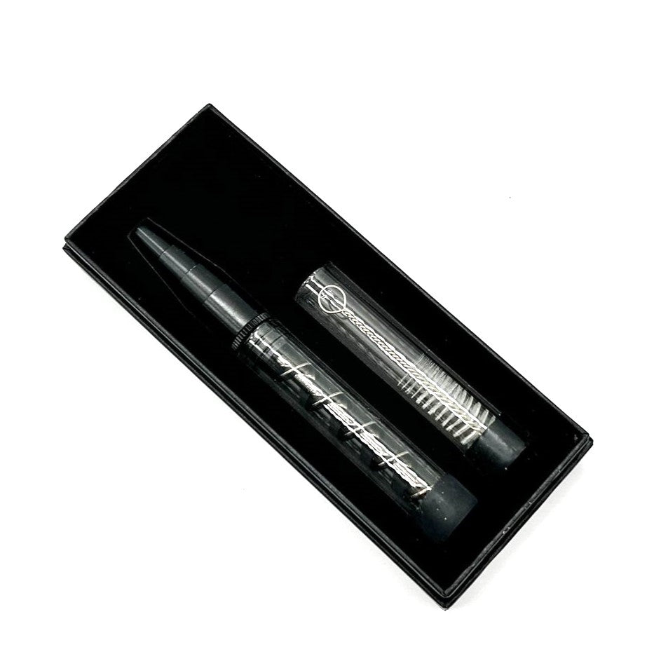 Metal Twisty Glass Blunt - Pen pipes Dab Rigs One Hitter 3 in 1