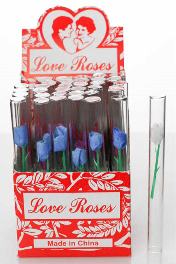 Love Rose Glass 36 Tubes
