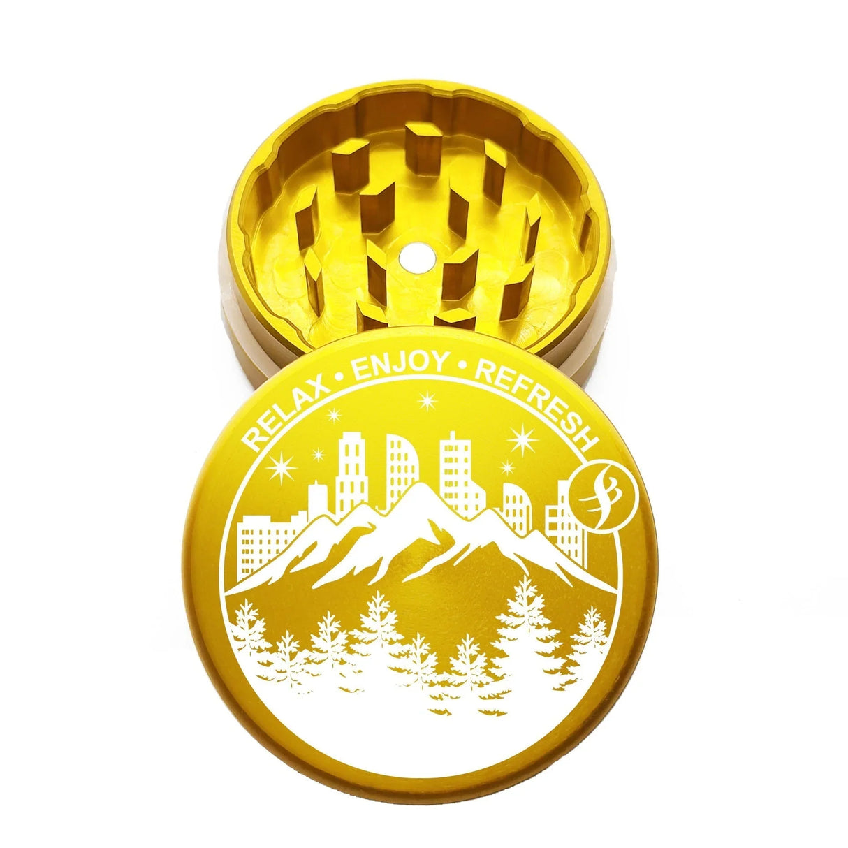 4SCORE®️ x Tahoe Grinder Co. USA made 2 PCS Herb Grinder - Limited Edition