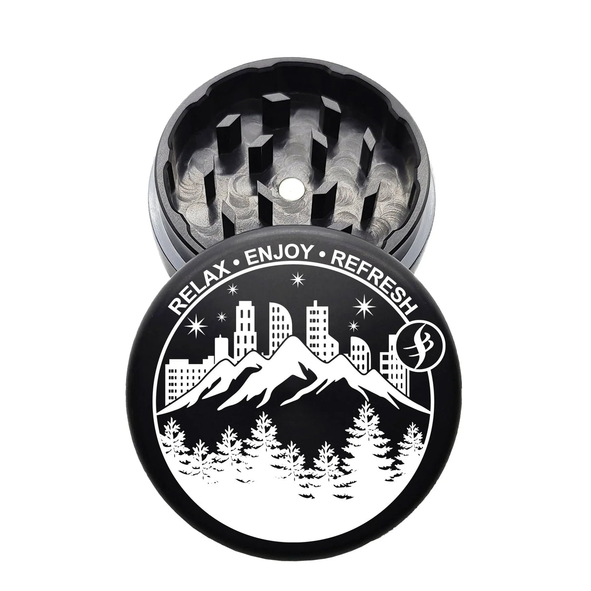 4SCORE®️ x Tahoe Grinder Co. USA made 2 PCS Herb Grinder - Limited Edition