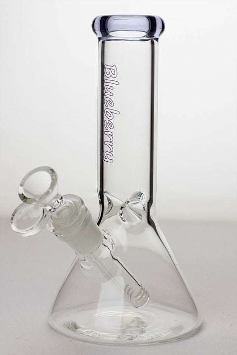 8" Blueberry glass beaker water bong ( N8040 )