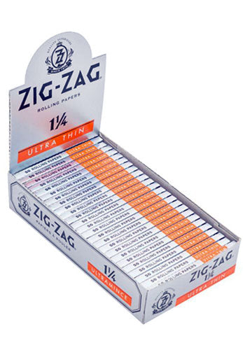 ZIG-ZAG Ultra Thin Papers 1 1/4 - 25 packs