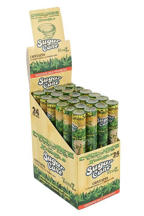 CYCLONES HEMP WRAPS CONE - 24 packs