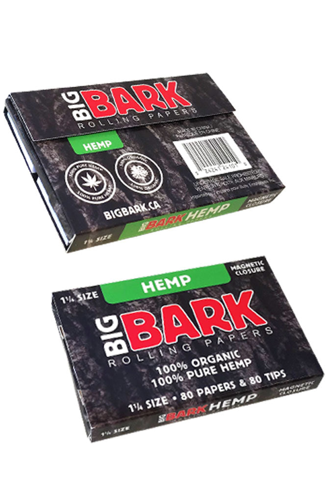 BIGBARK Organic Hemp Rolling paper - 20 packs