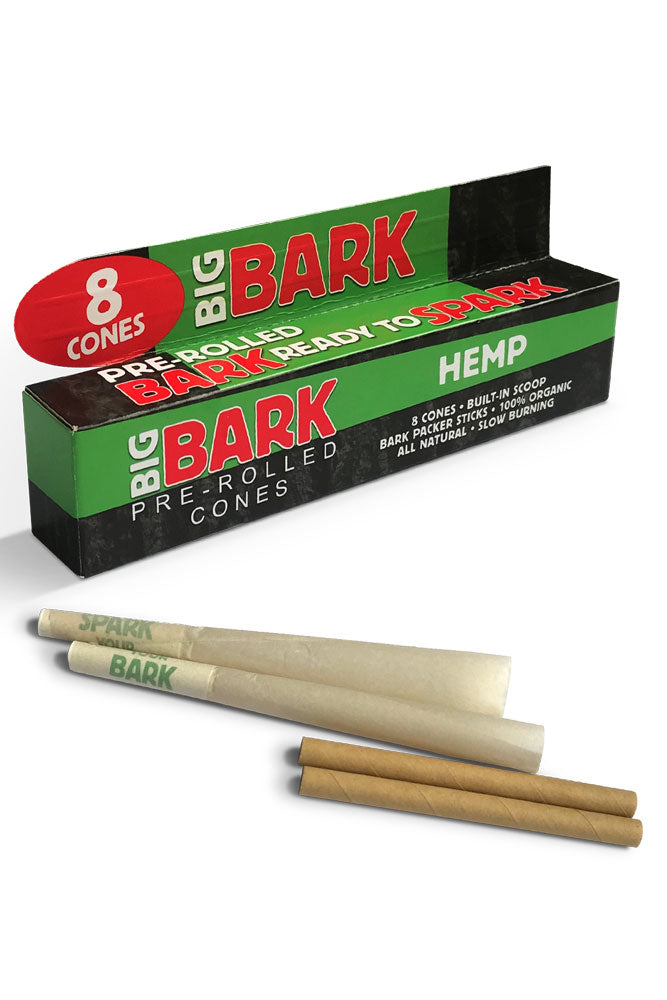 BIGBARK Organic Hemp Pre-rolled Cones - 24 packs