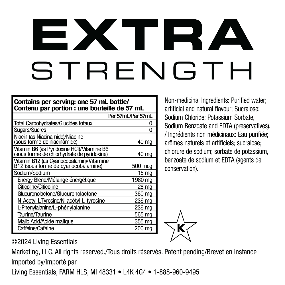 Berry Flavor Extra Strength 5-hour ENERGY Drink - pack of 12