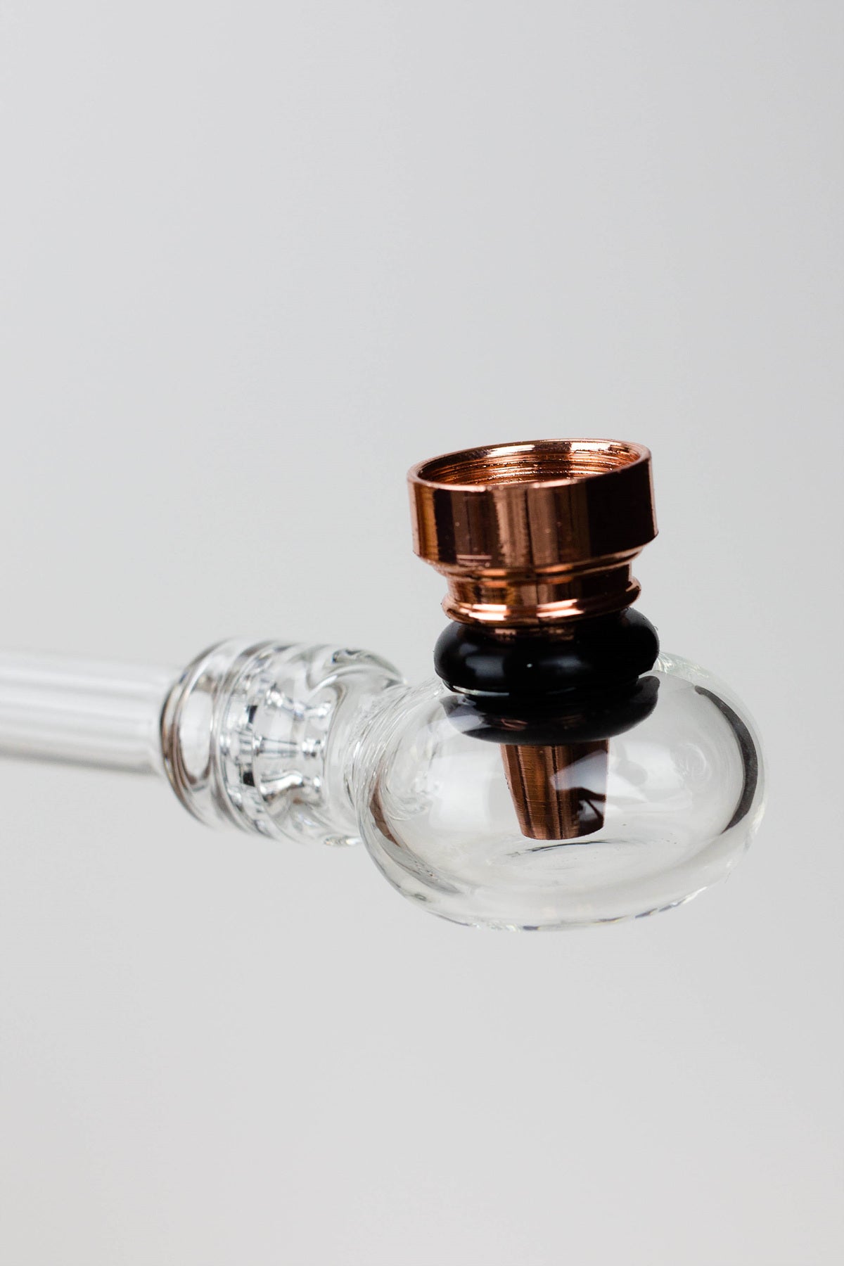 5.5" Glass tube pipe TP005 with metal screen Box of 24