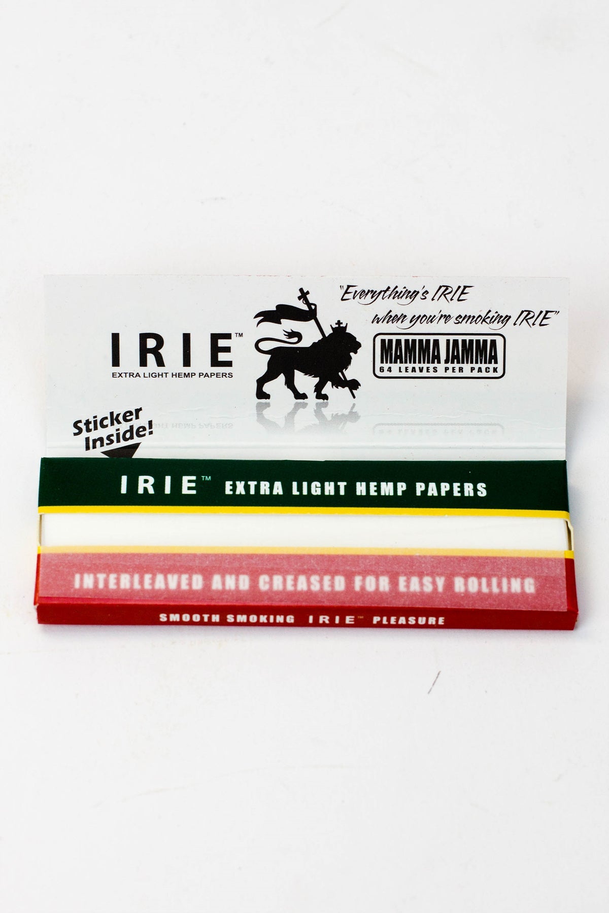 IRIE RASTA Rolling Paper 1¼ - 24 packs