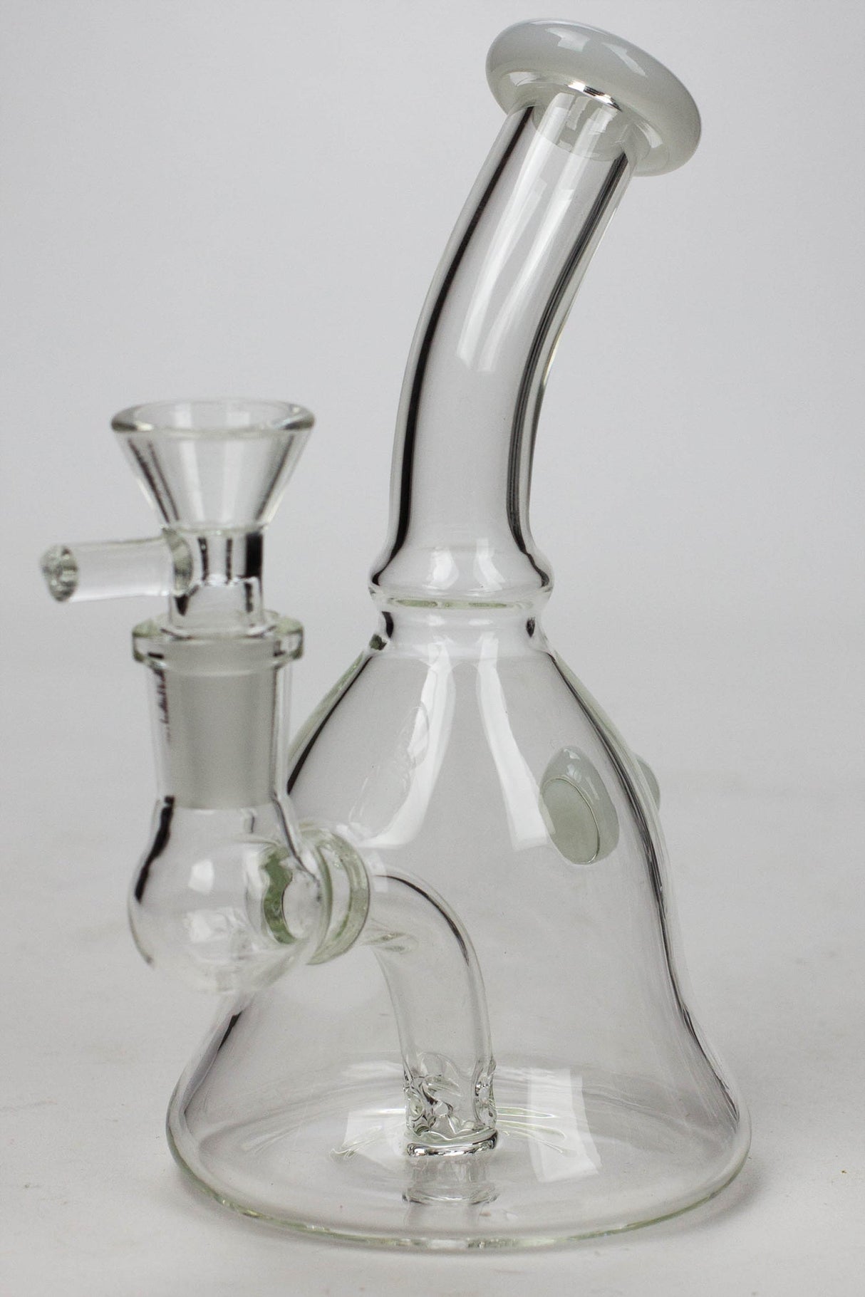 6" 2-in-1 fixed 3 hole diffuser bell bubbler