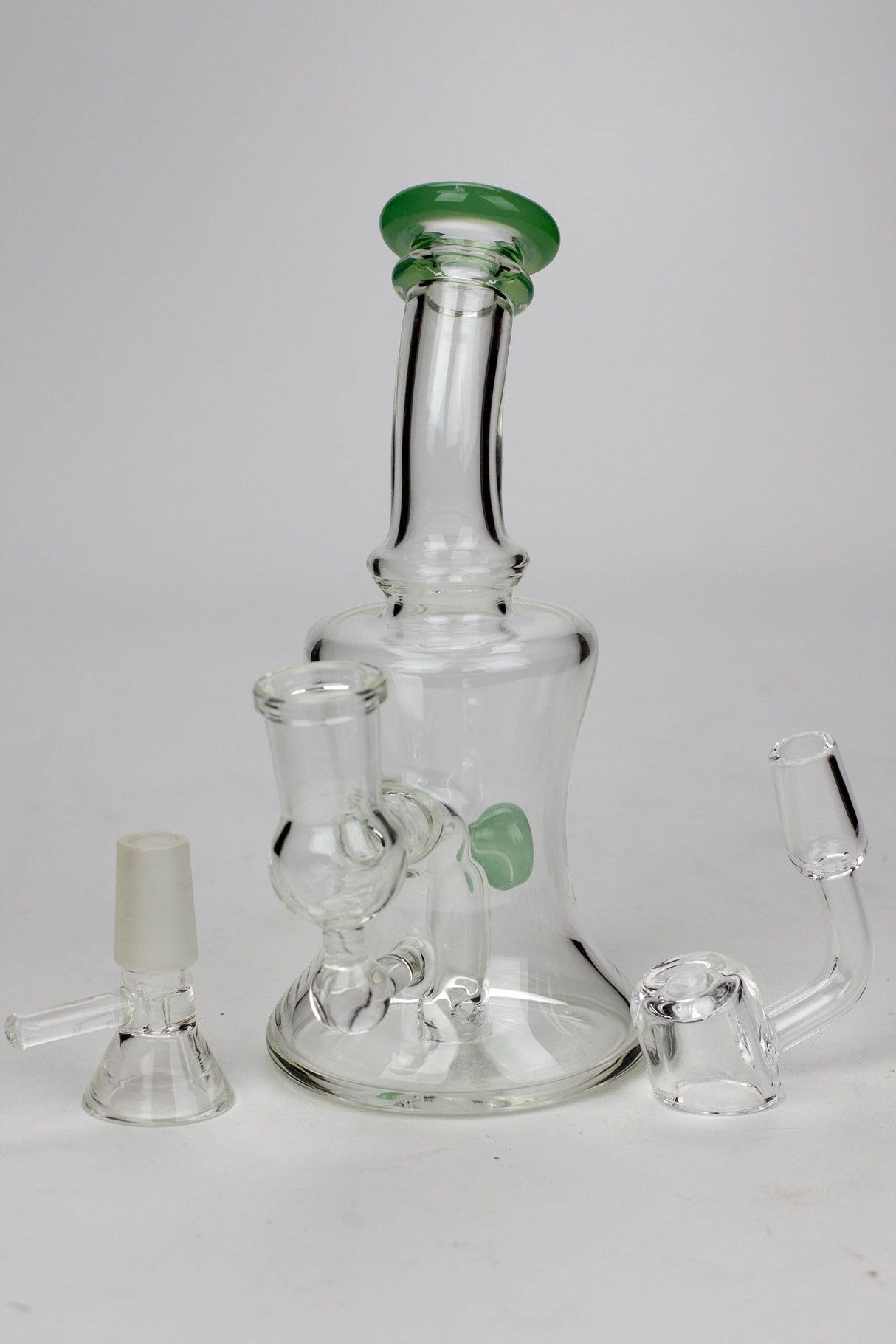 6" 2-in-1 fixed 3 hole diffuser Skirt bubbler