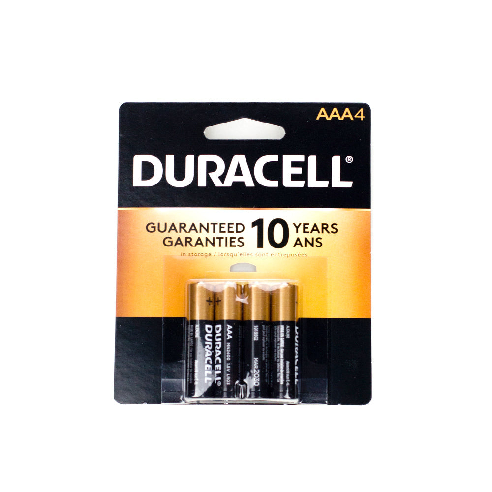 Duracell CopperTop AAA4 Alkaline Batteries