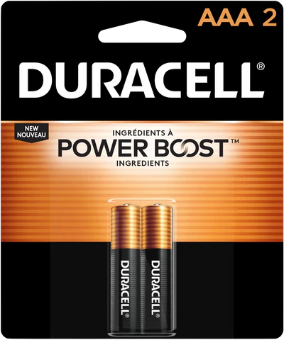 Duracell CopperTop AAA2 Alkaline Batteries