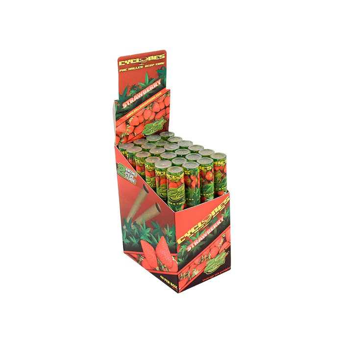 CYCLONES HEMP WRAPS CONE - 24 packs