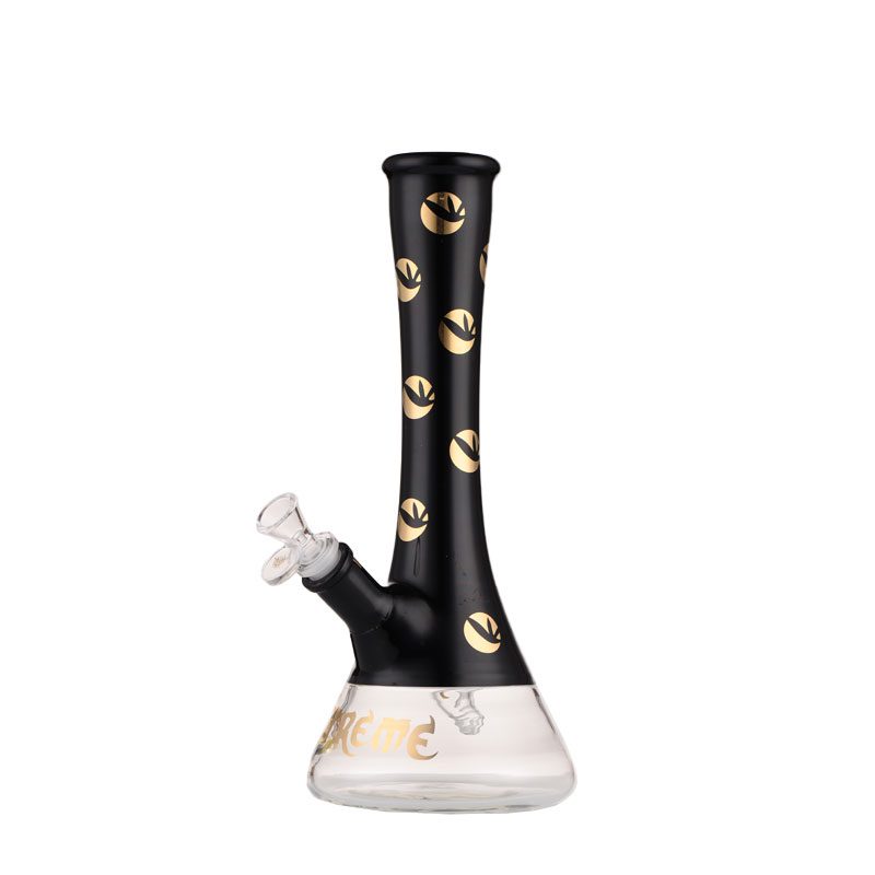 Xtreme | 13″ 7mm Vase Shape Beaker Bong with Window – (XTR-1009)