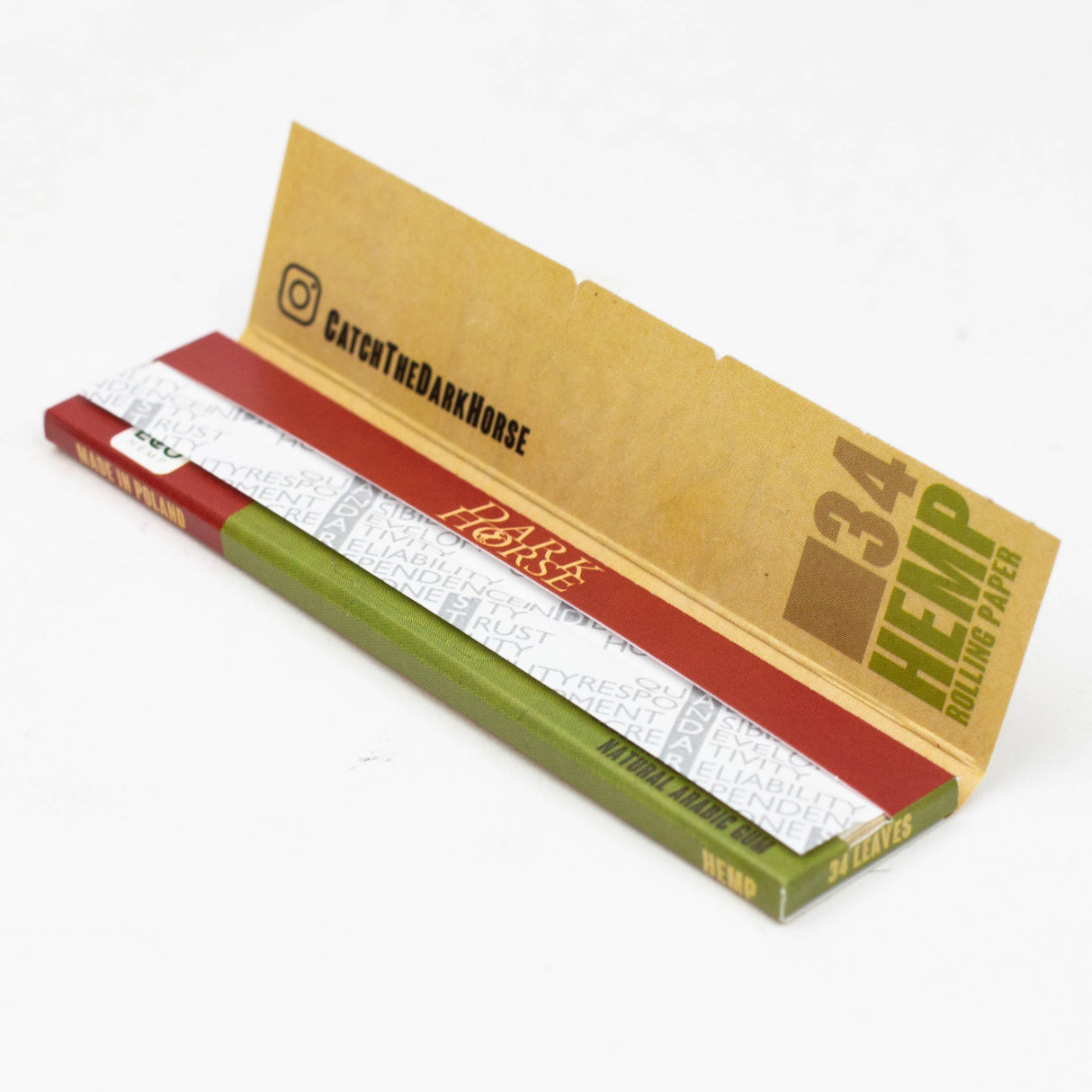Rolling Paper DARK HORSE King size slim Hemp - 25 packs