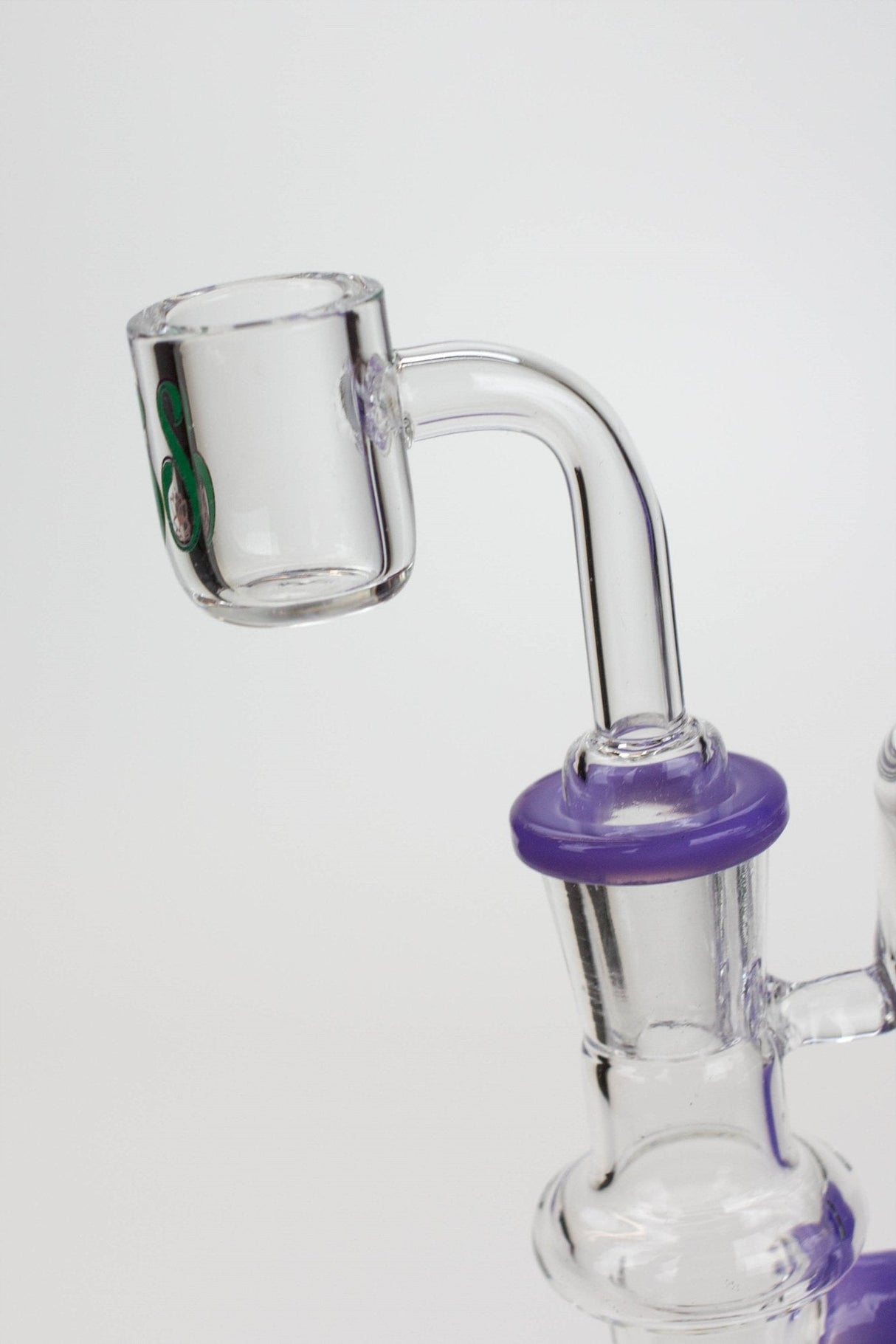 SOUL Glass 7" Double Deck Recycler Bong – 2-in-1 Dab Rig & Flower Bong