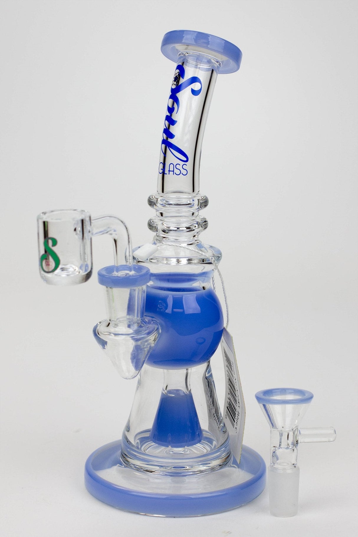 8.2" SOUL Glass 2-in-1 Cone diffuser glass bong