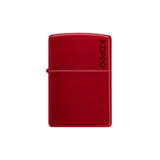 Zippo 21063ZL Classic Candy Apple Red Zippo Logo