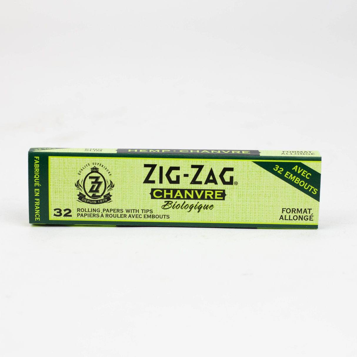 Zig Zag Hemp King Slim Papers and Unbleached Tips - 24 packs