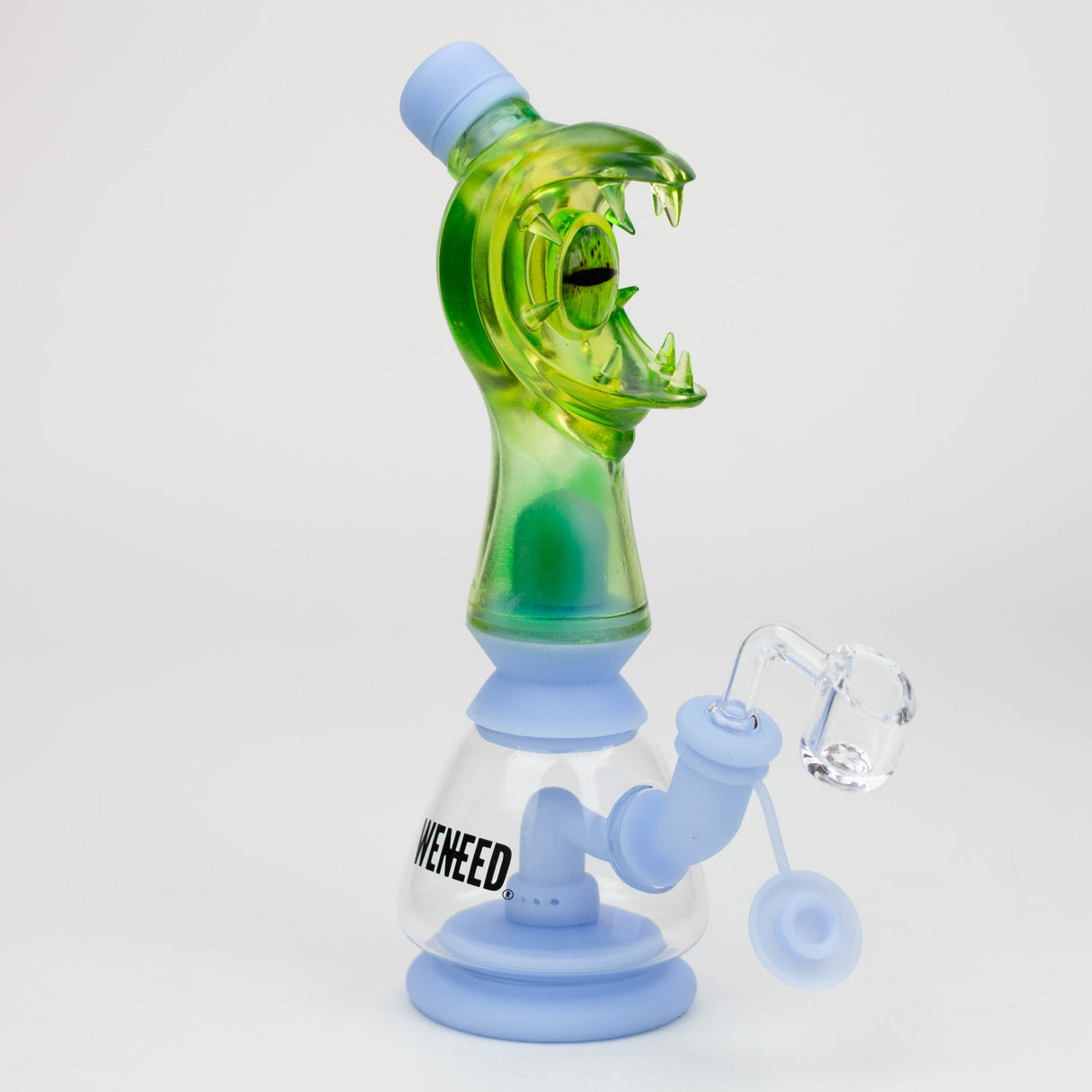 WENEED®- 9'' Leak Proof Monster Eyes Silicone Rig