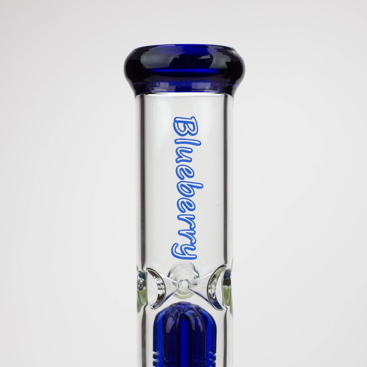Blueberry-15 inch Double Tree Perc Beaker [S387]