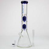 Blueberry-15 inch Double Tree Perc Beaker [S387]
