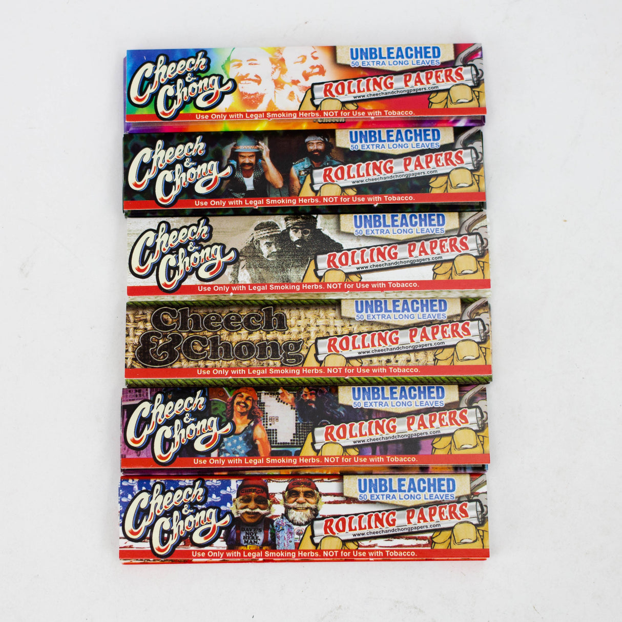 Cheech and Chong Unbleached Papers - King - 50 packs