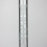 Castle Glassworks | 18" laser etched Tube Beaker Bong