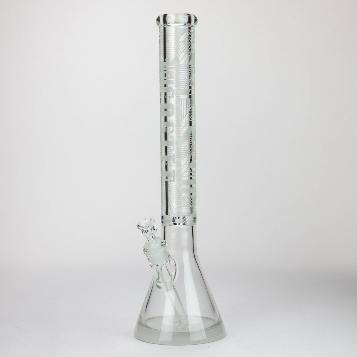 Castle Glassworks | 18" laser etched Tube Beaker Bong