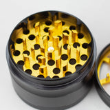 2.5" Lightning Aluminum Grinder 4 Layers with color acrylic window [GA021]
