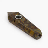 Acid Secs | Apophyllite Stone Crystal Pipe with Choke