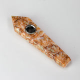 Acid Secs | Network Stone Crystal Pipe with Choke