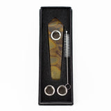Acid Secs | Apophyllite Stone Crystal Pipe with Choke