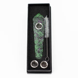 Acid Secs | Ruby Zoisite Crystal Pipe with Choke