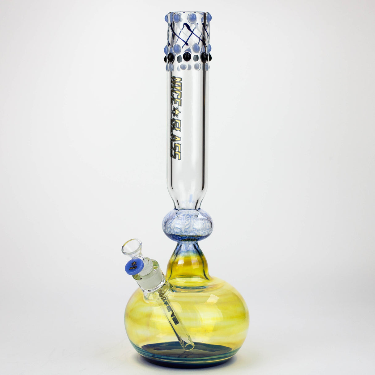 NG | 17 inch Dotted and Fumed Round Base Beaker [S396]