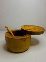 VOW | Olive Wood Jar-Magnetic Lid-Doozer