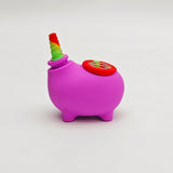5" Unicorn Silicone Bong-Assorted [SP1070]